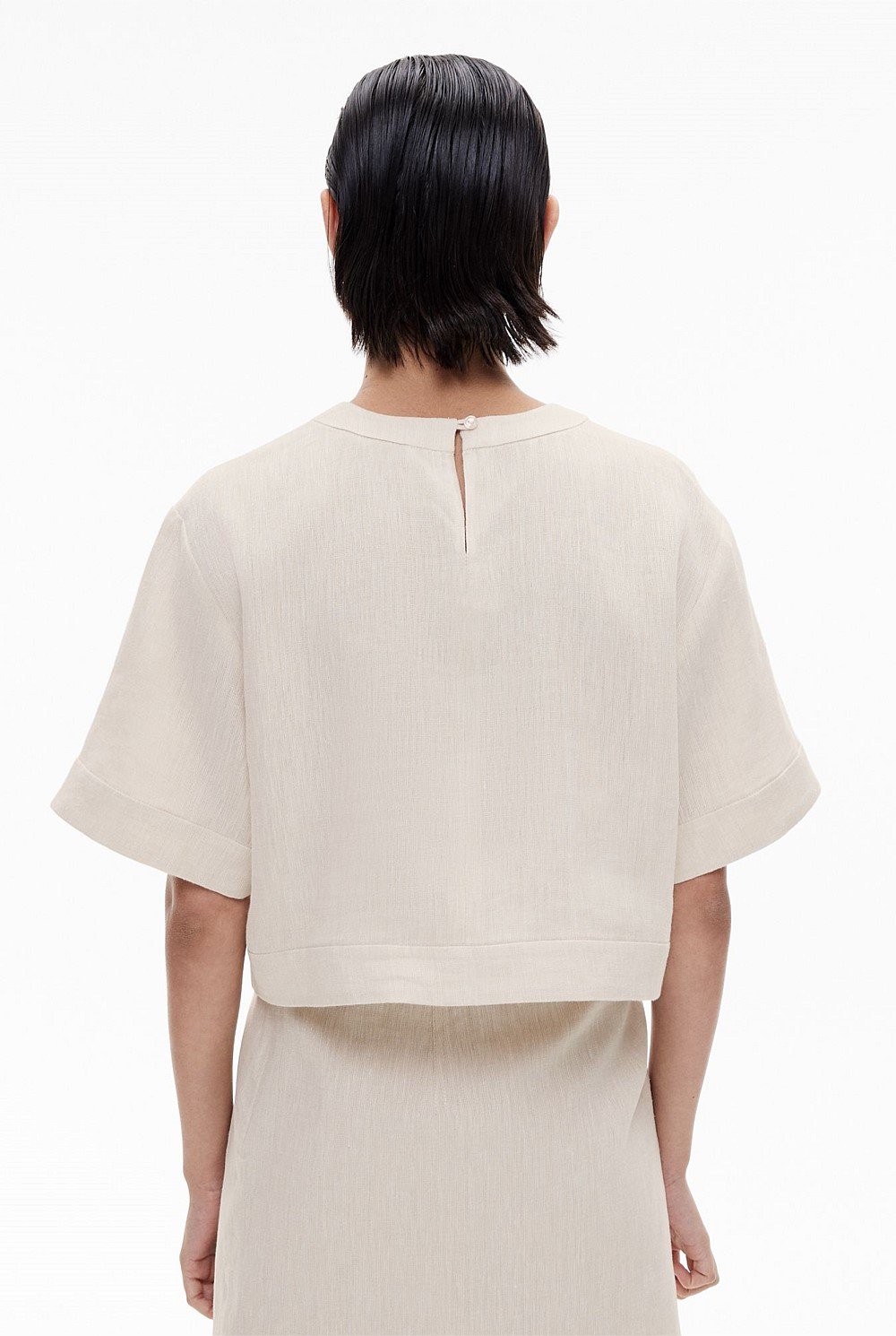 Linen Crop Popover