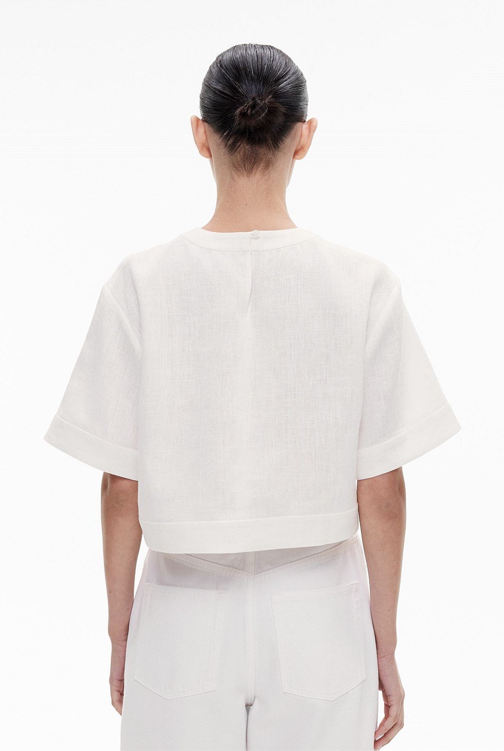 Linen Crop Popover