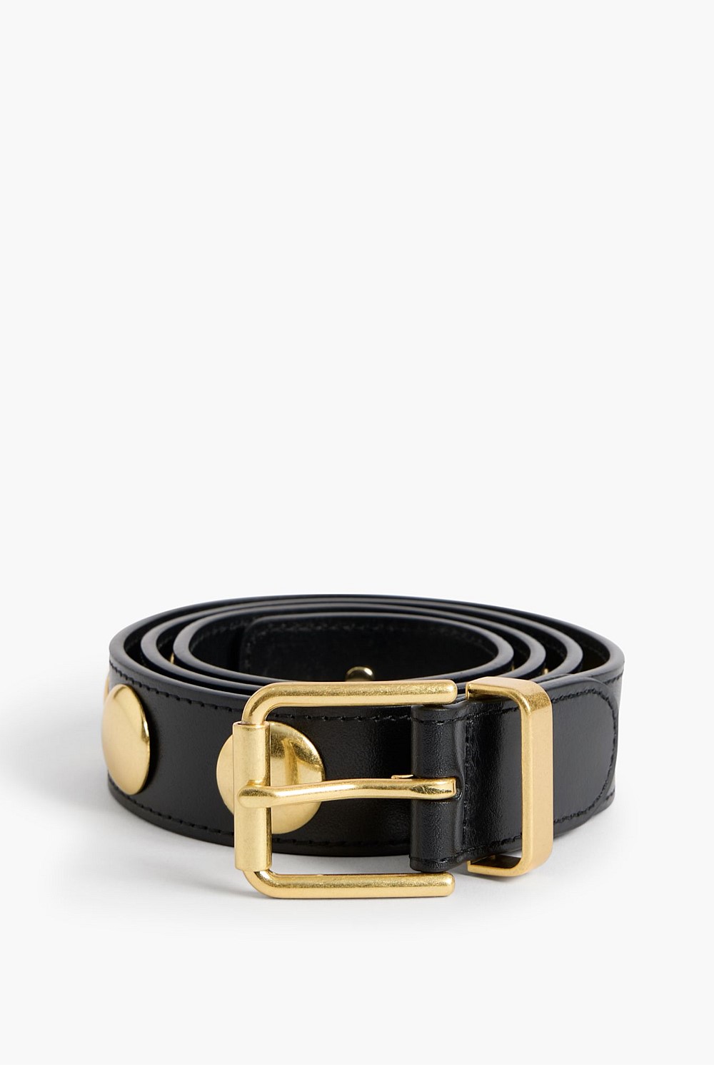 Studded Leather Belt