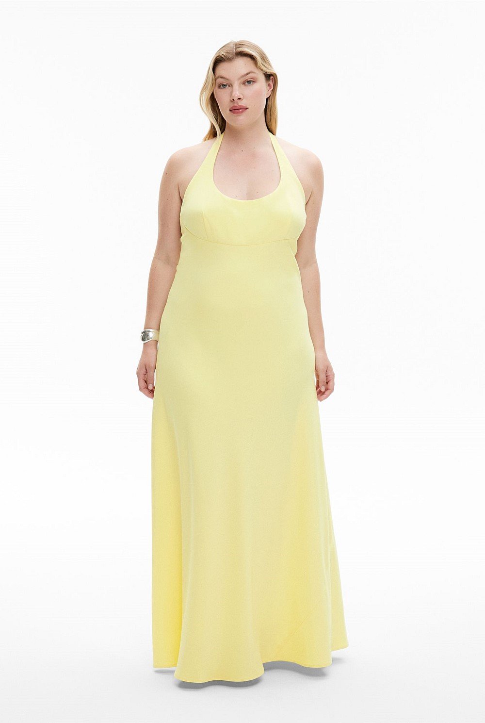 Maxi Tie Halter Dress