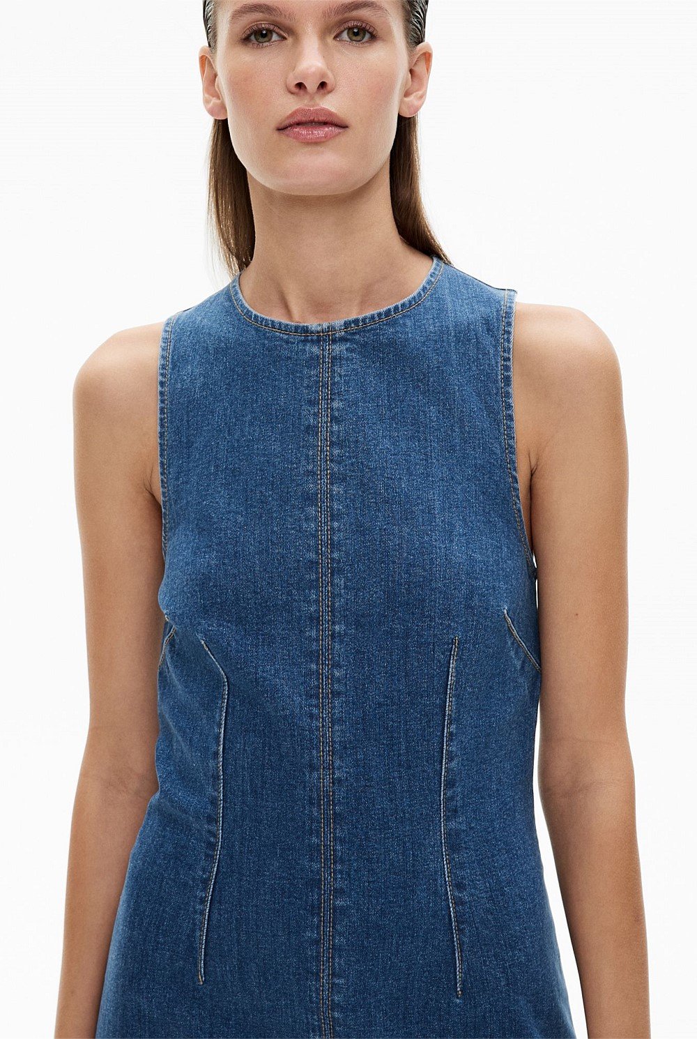 Midi Denim Dress