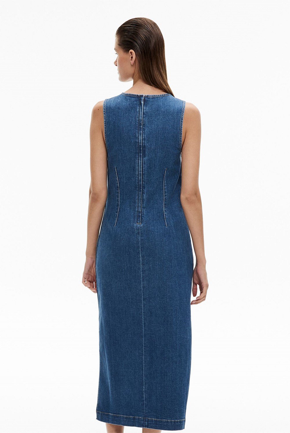 Midi Denim Dress