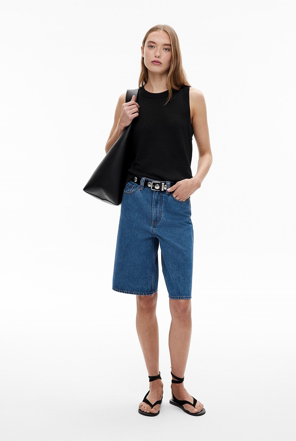 High Rise Wide Leg Jean