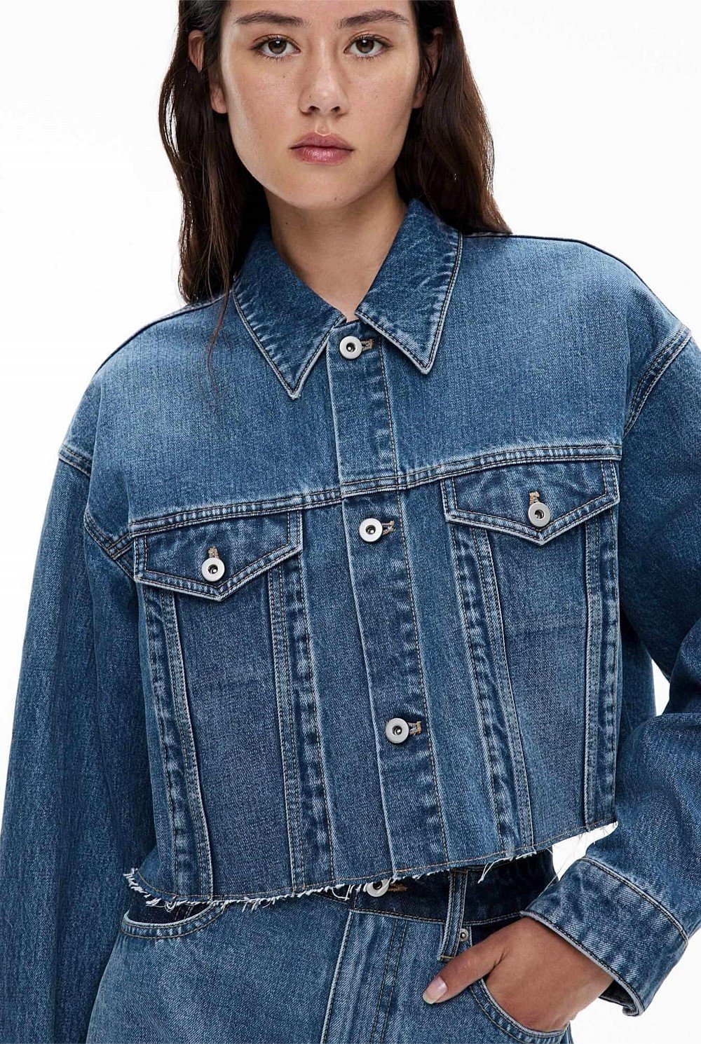 Cropped Denim Jacket