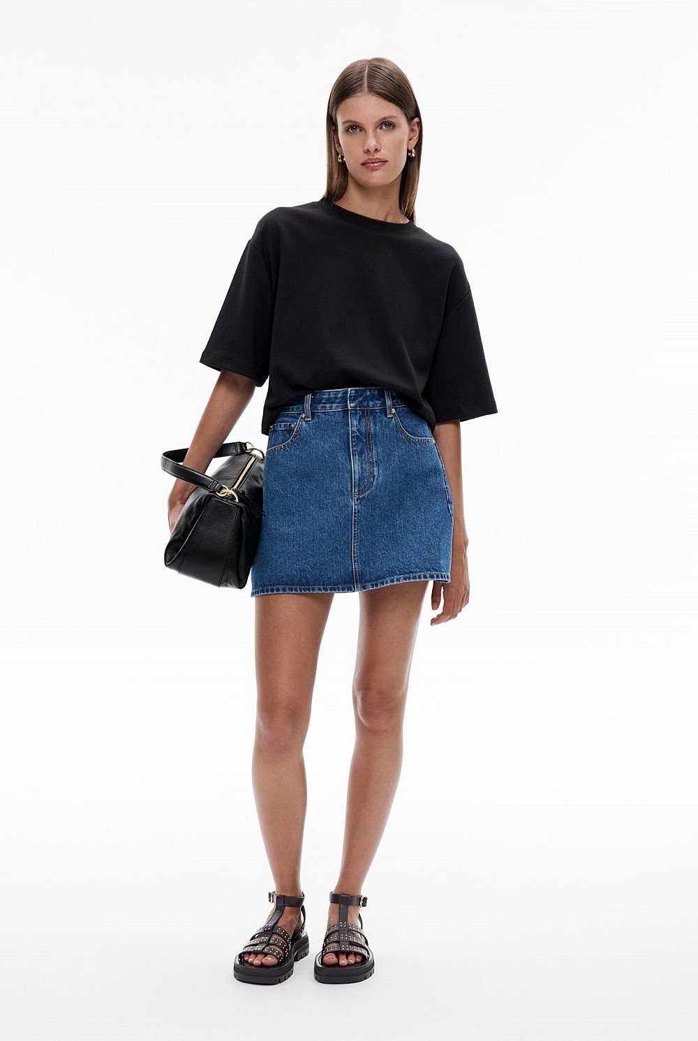 Denim Mini Skirt