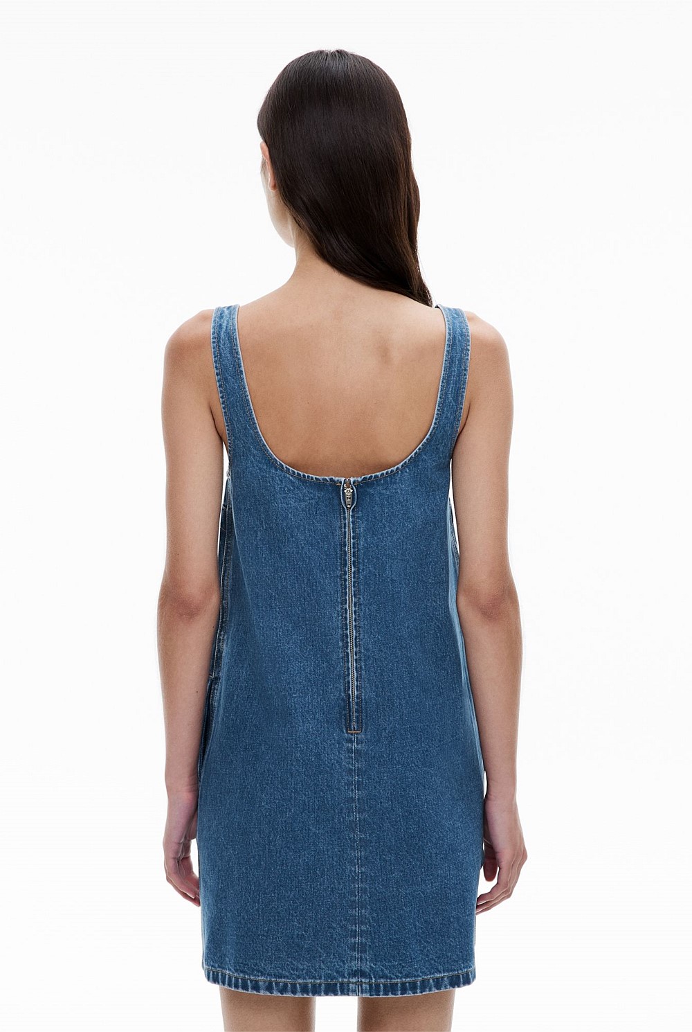 A Line Denim Dress