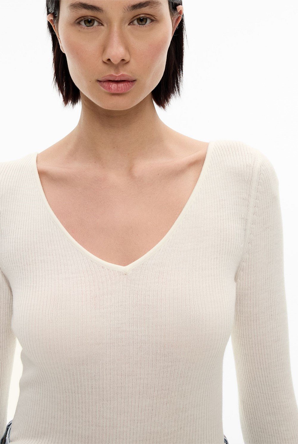 Wide Neck Knit