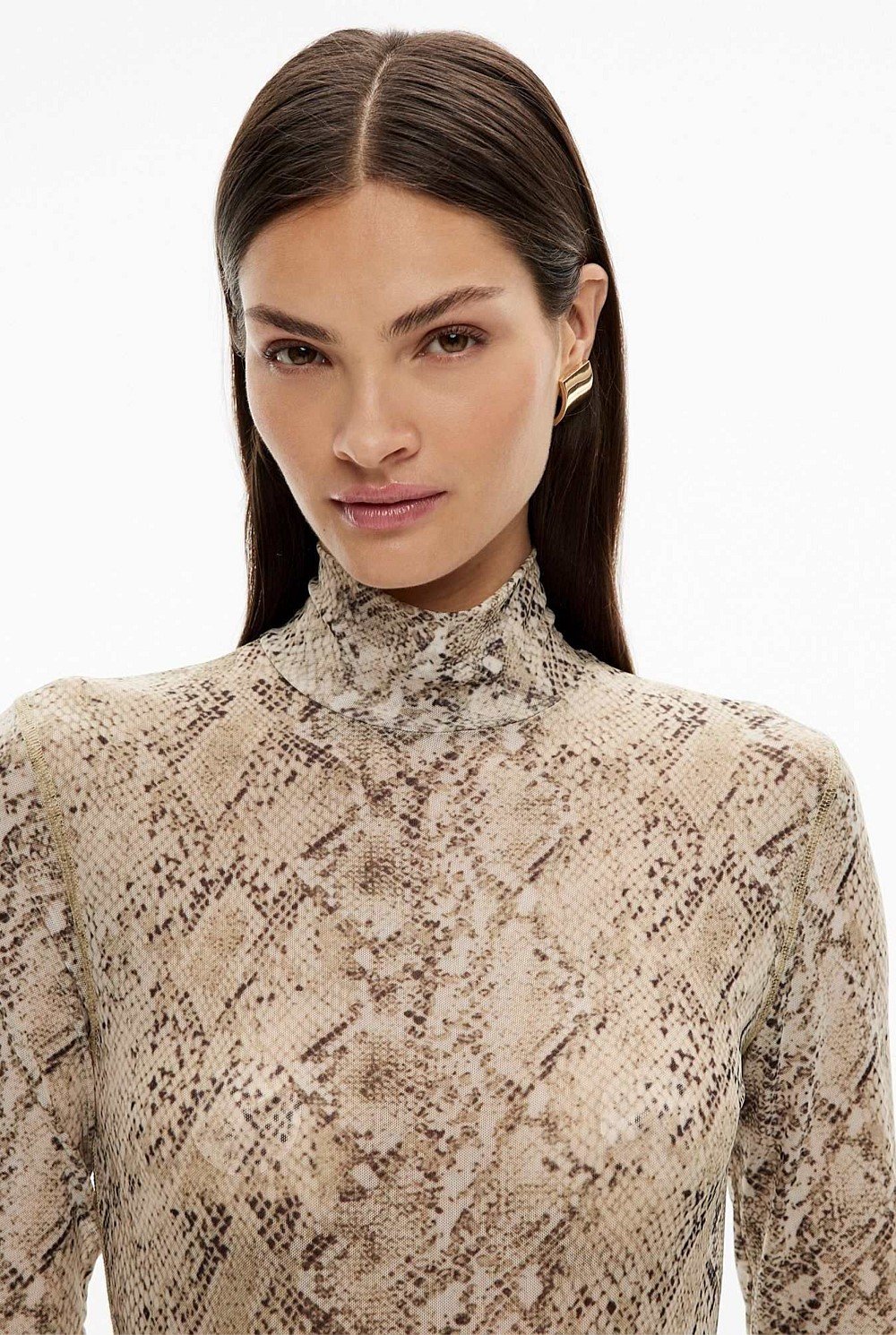 Snake Print Top