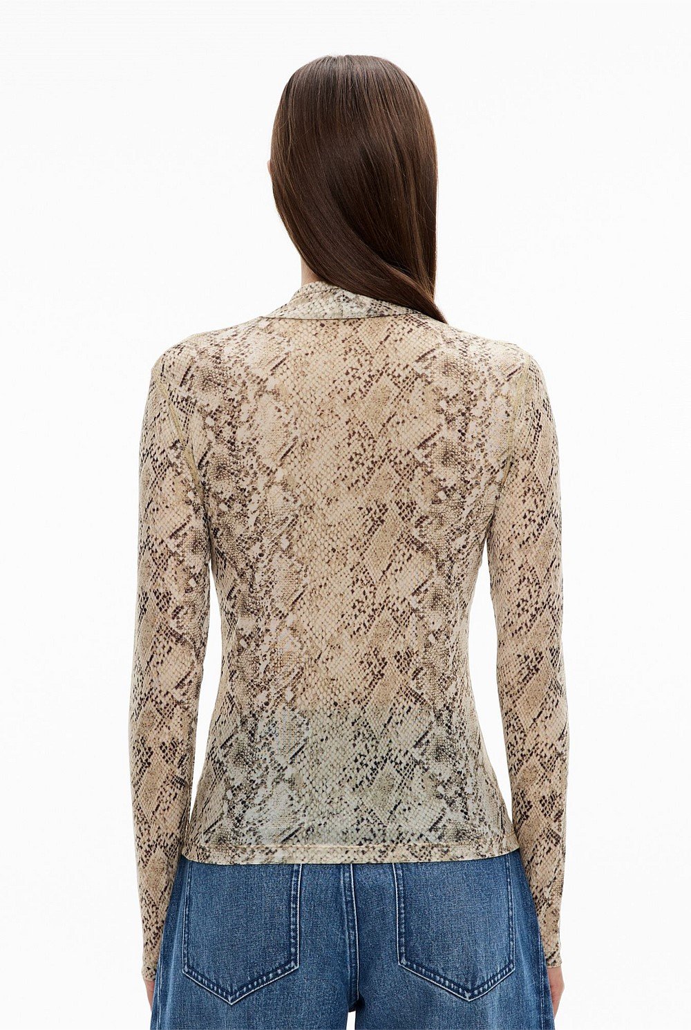 Snake Print Top