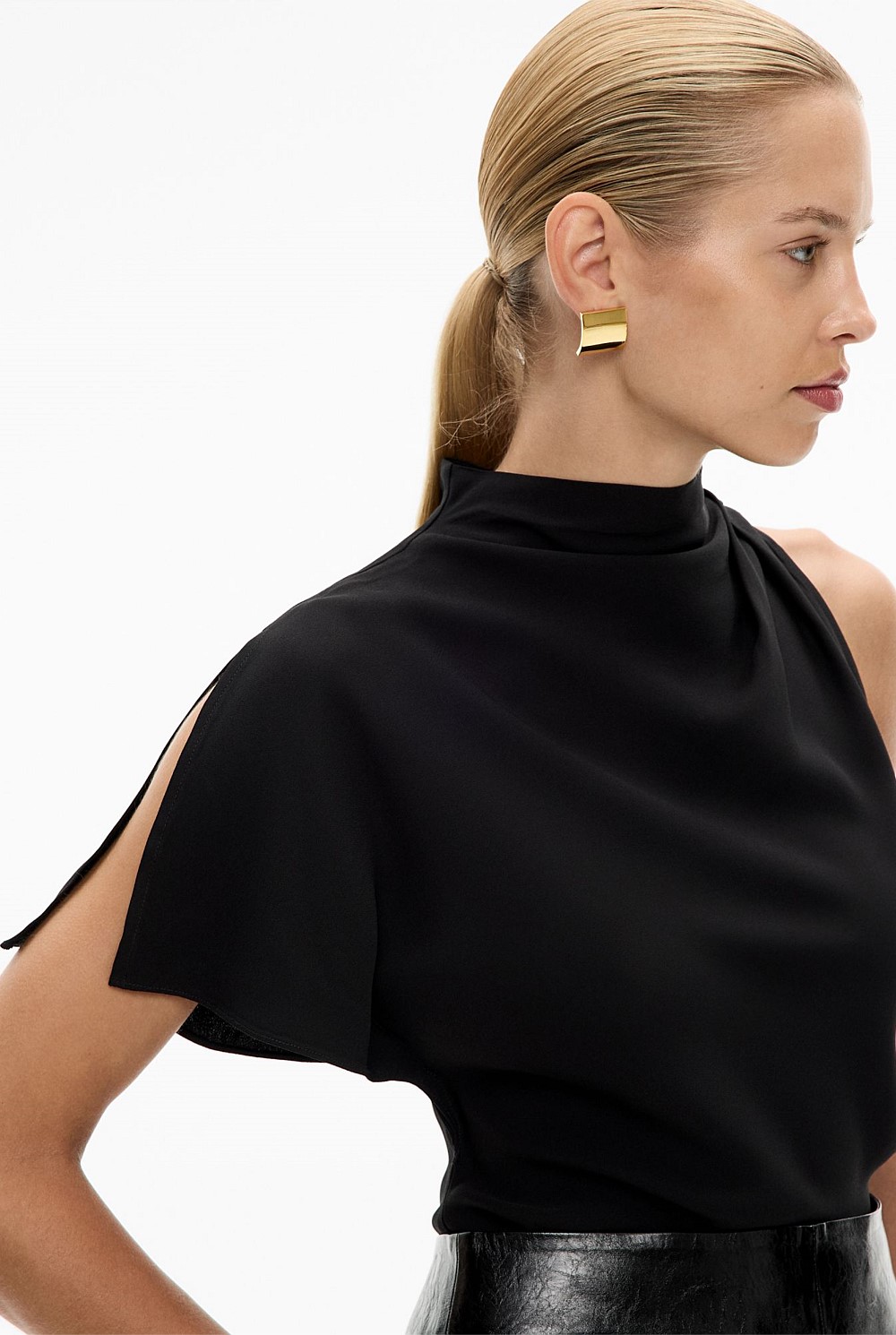 Asymmetric Drape Top