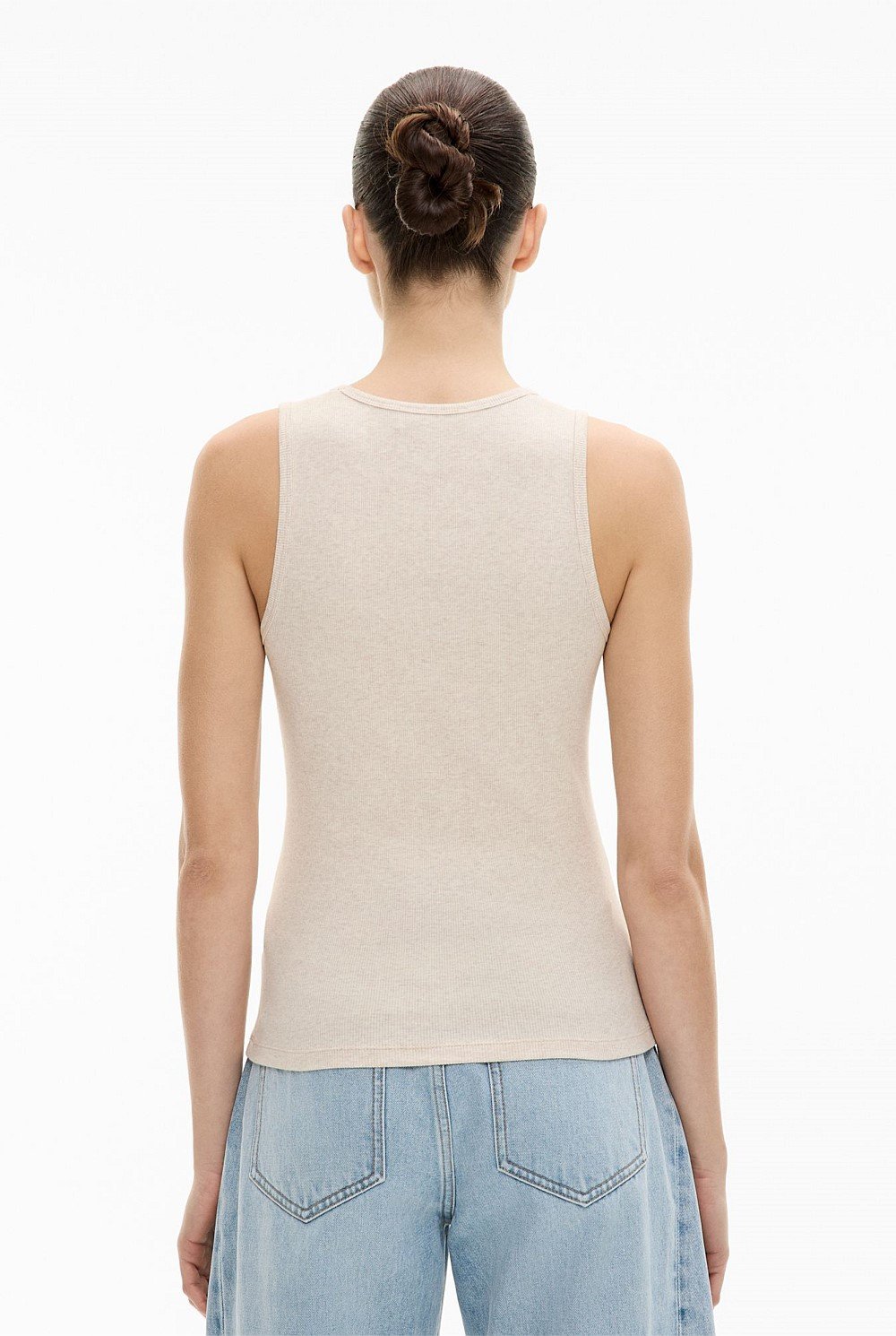 Scoop Rib Tank Top