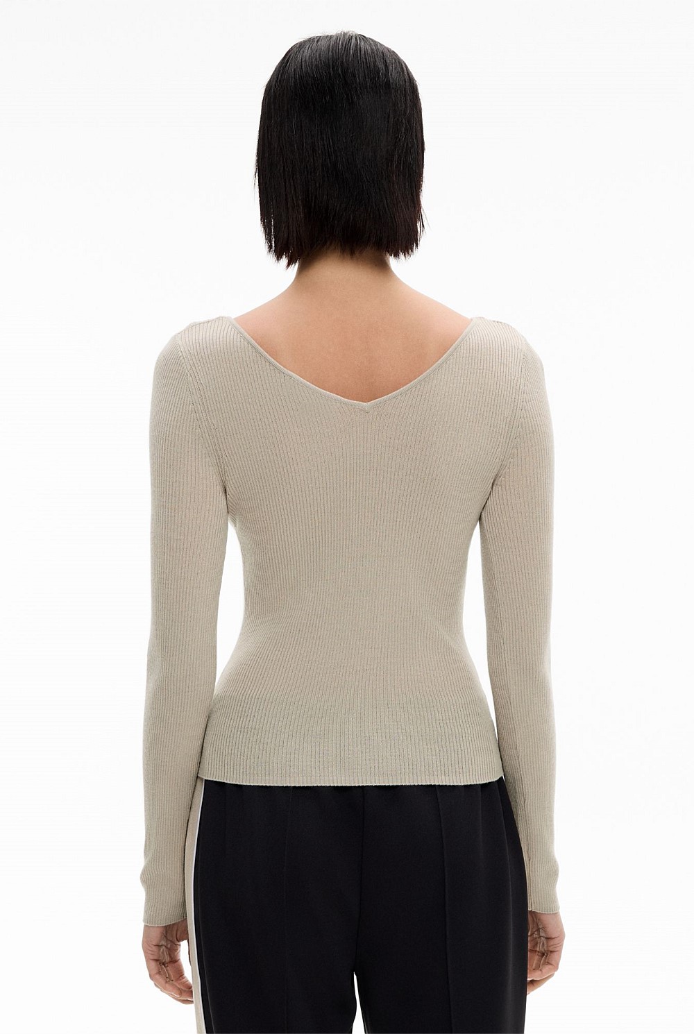 Wide Neck Knit