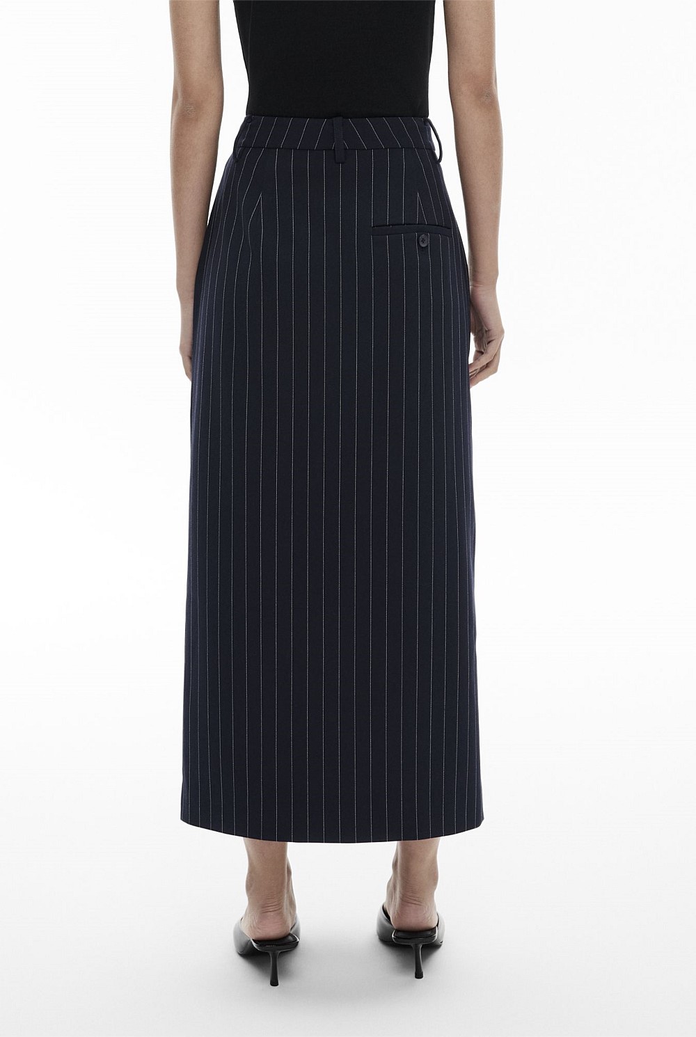 Tailored Midi Skirt