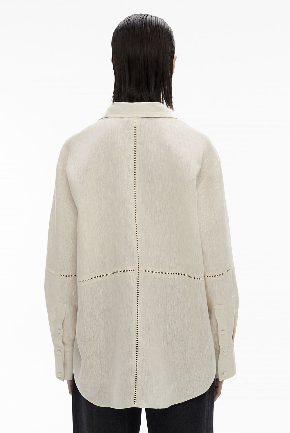 Stitch Detail Longline Shirt