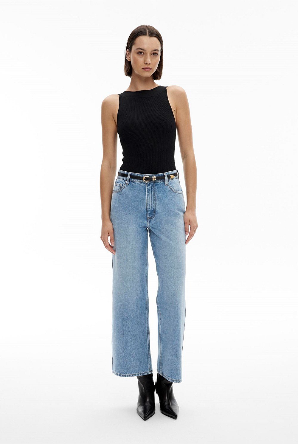 Hi Rise Crop Jean