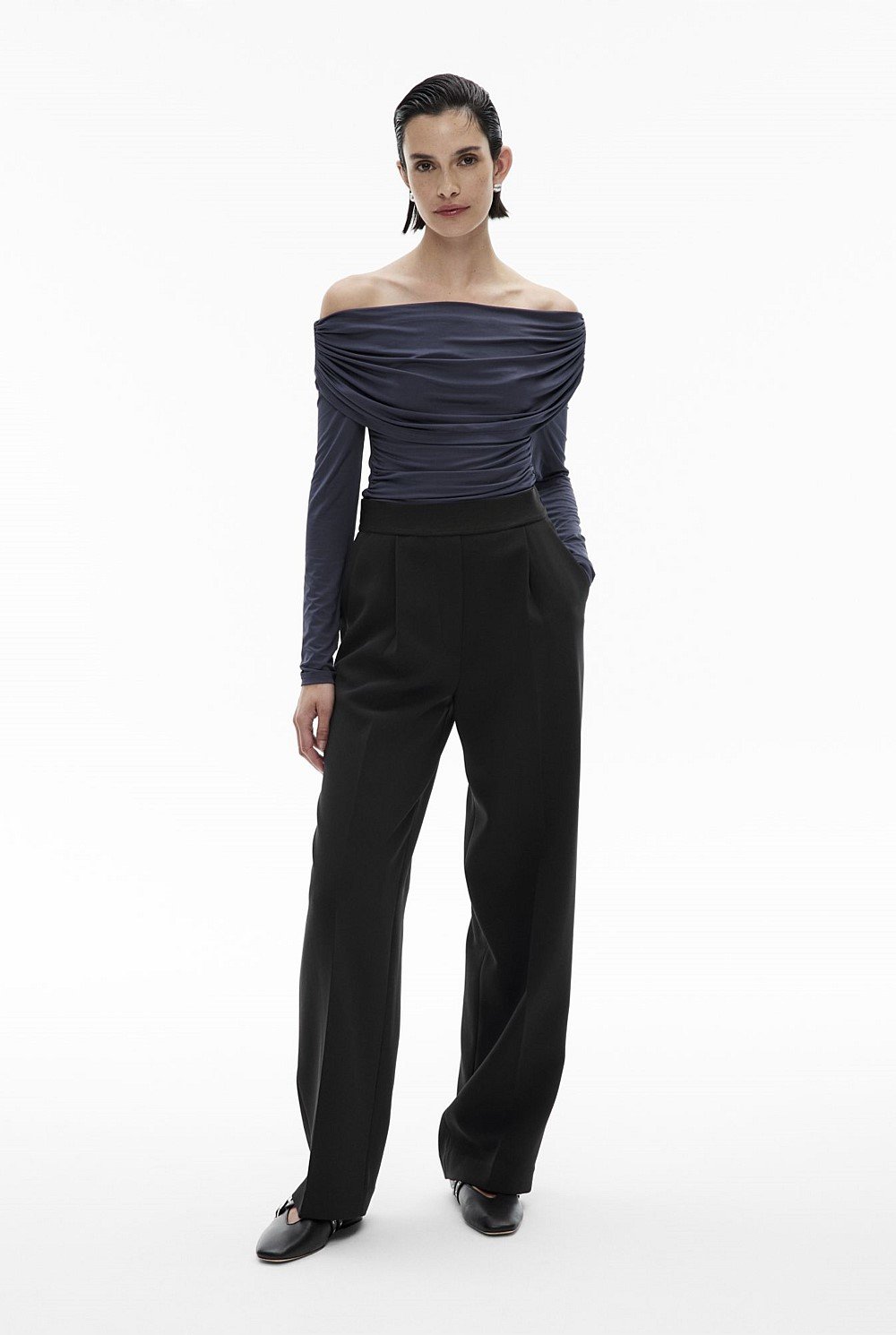 Draped Asymmetric Top