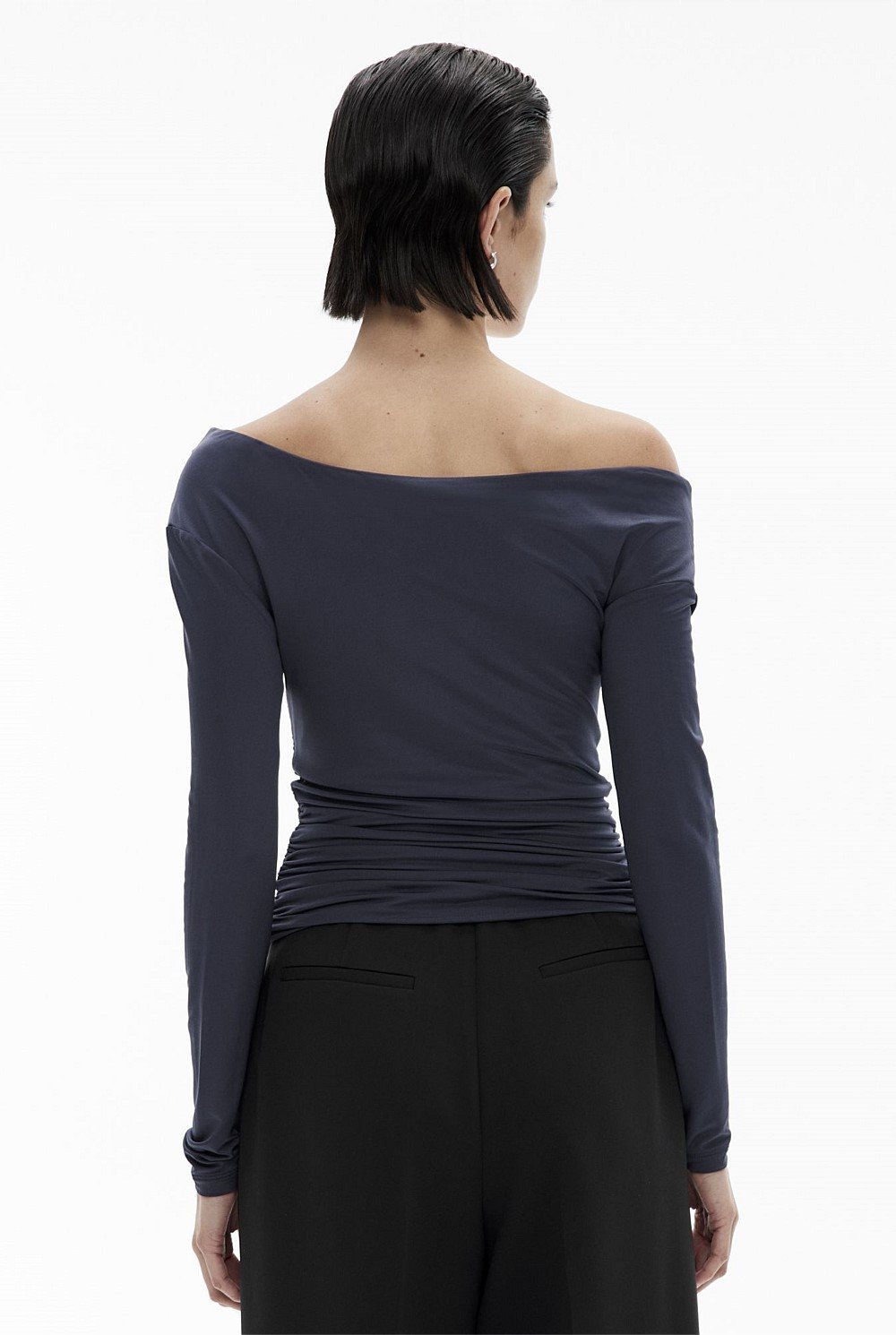 Draped Asymmetric Top