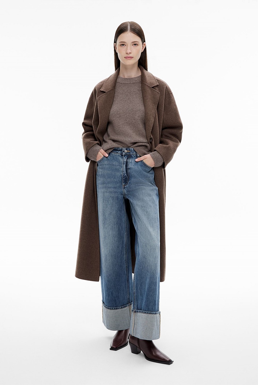 Hi Neck Relaxed Knit