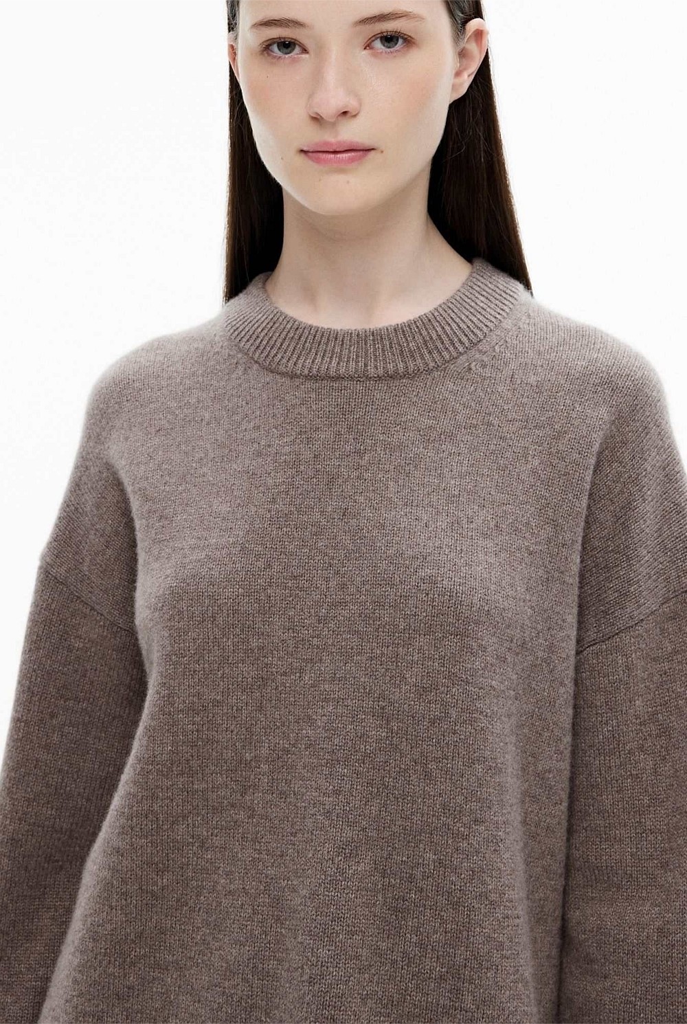 Hi Neck Relaxed Knit