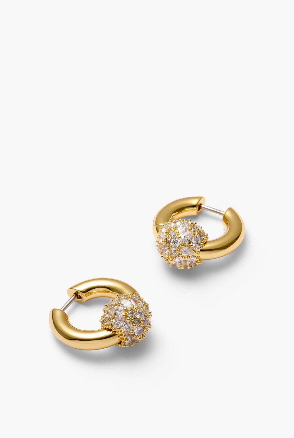 Carmen Crystal Hoop Earrings