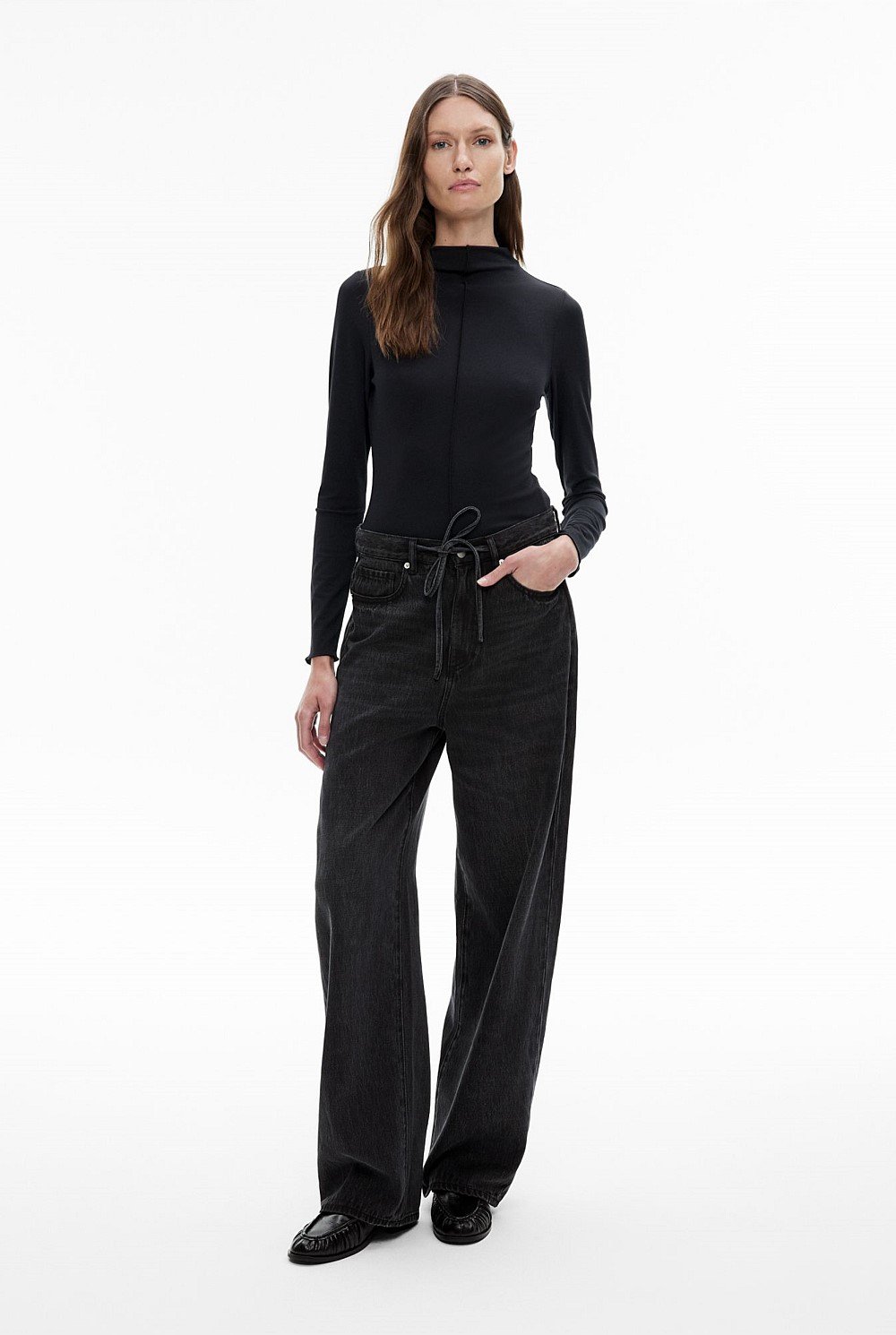 Hi Neck Jersey Top