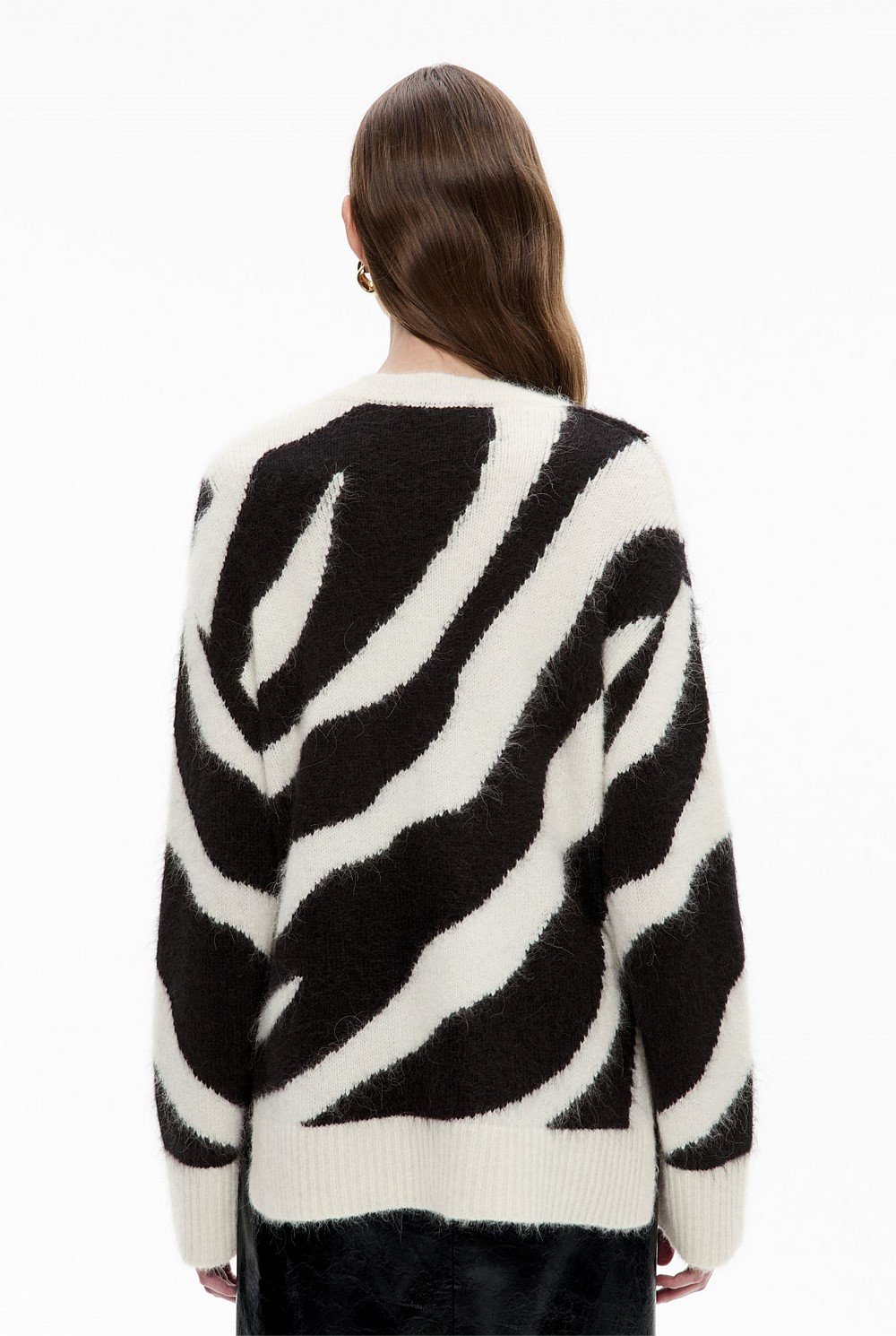 Fluffy V Neck Knit