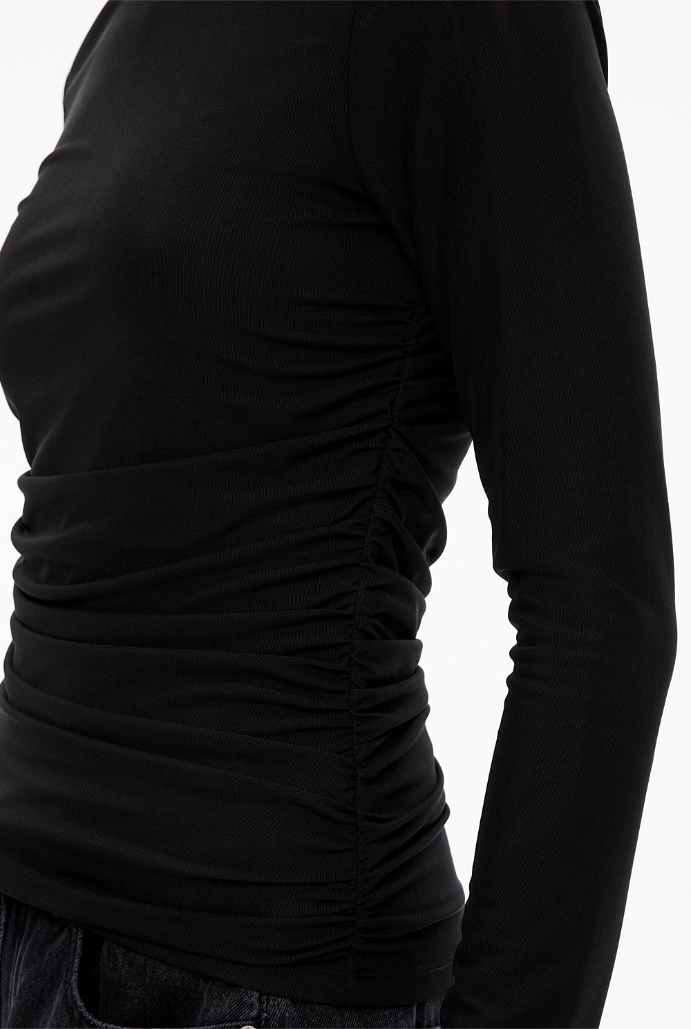 Mesh Crew Gather Top