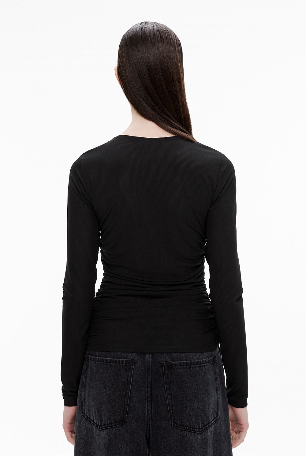 Mesh Crew Gather Top