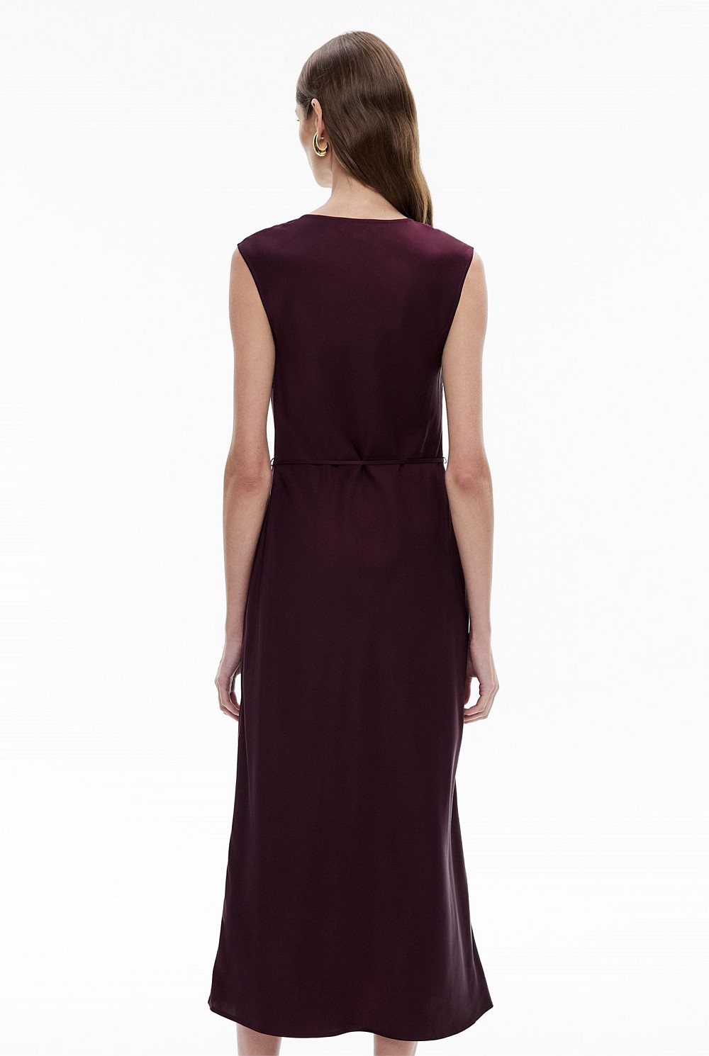 Scoop Neck Bias Dress