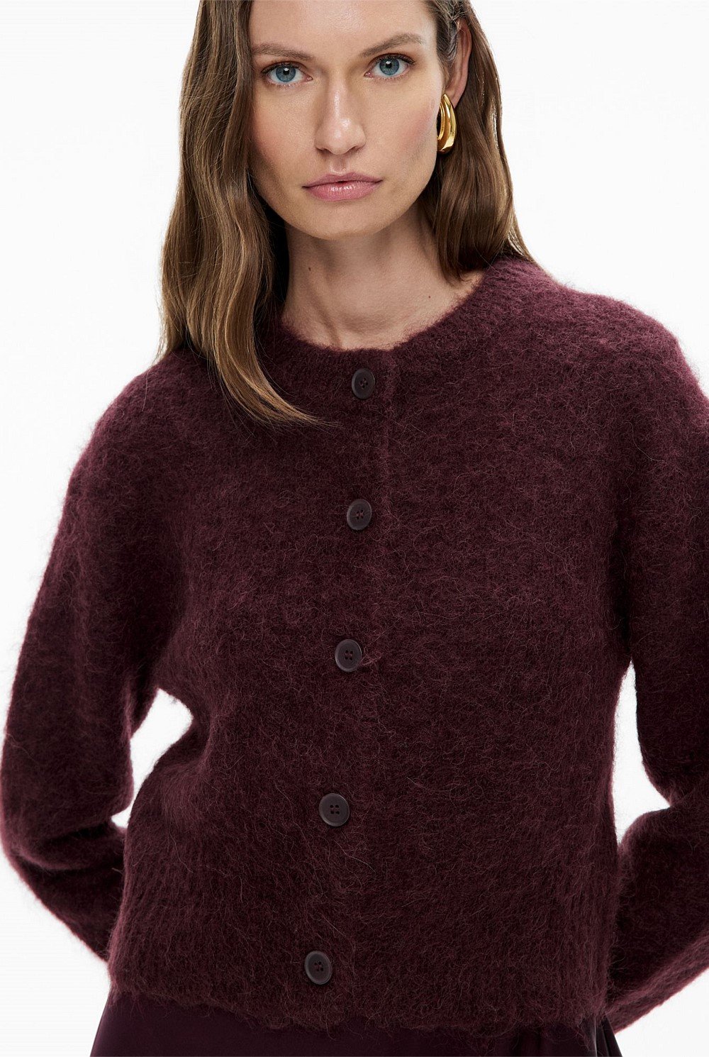 Fluffy Crew Cardigan