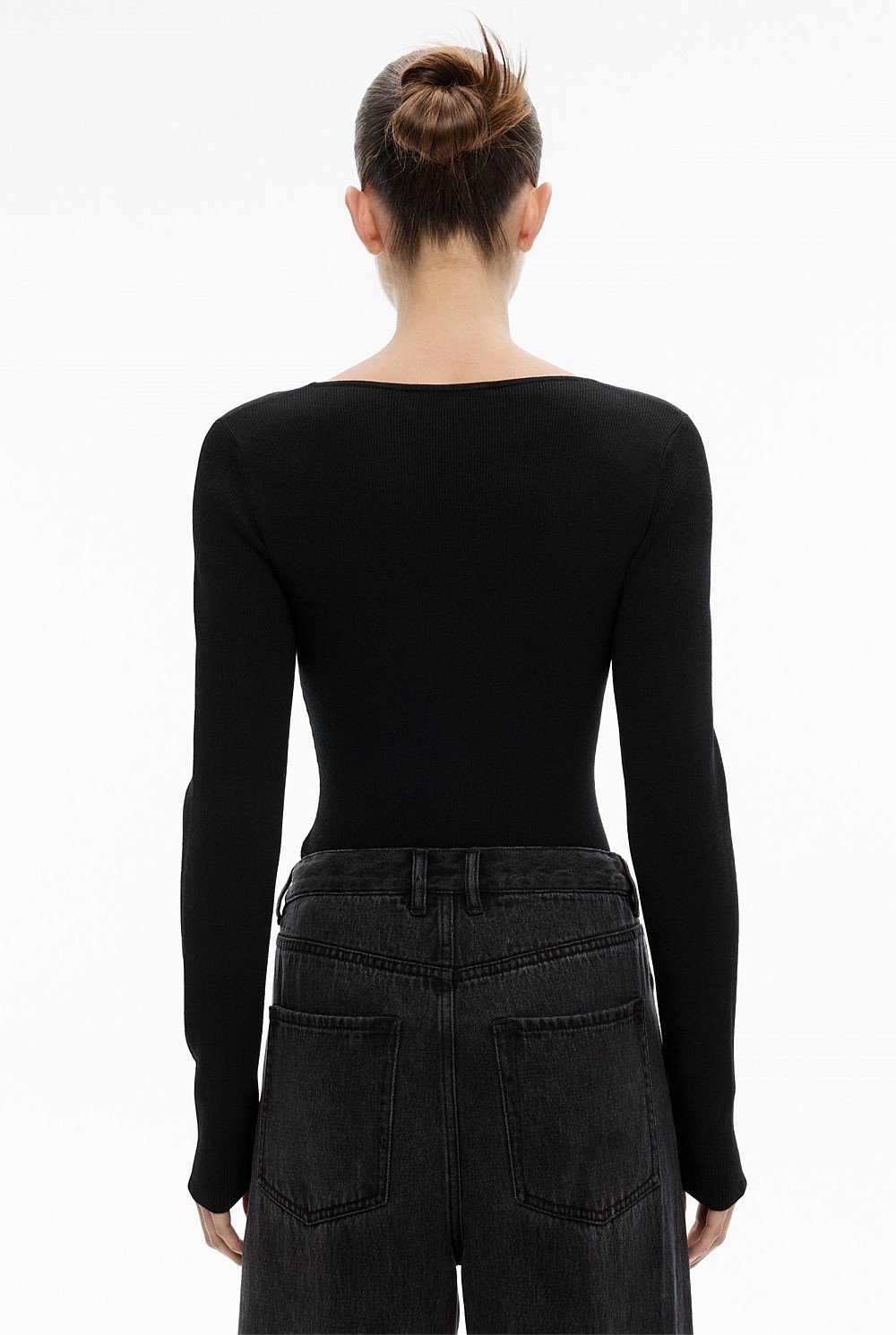 Shaped Neck Bodysuit