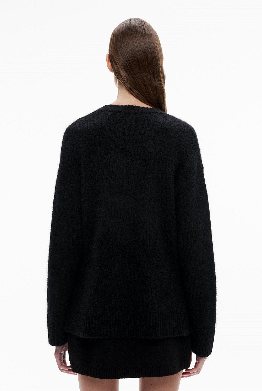 Fluffy V Neck Knit