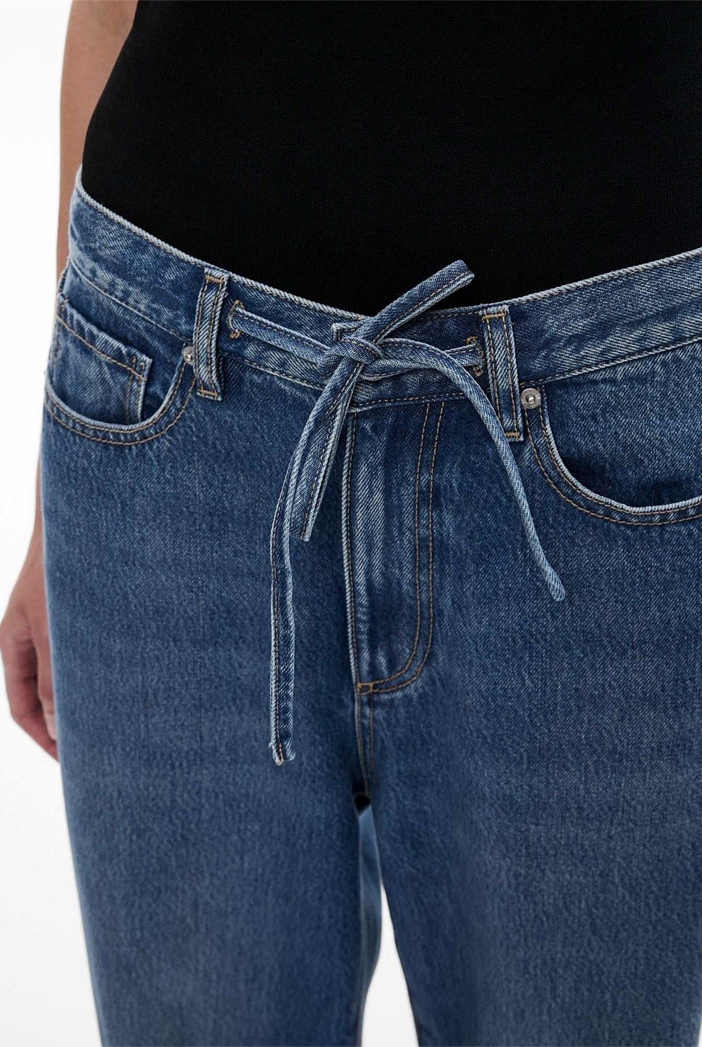 Drawcord Denim Jean