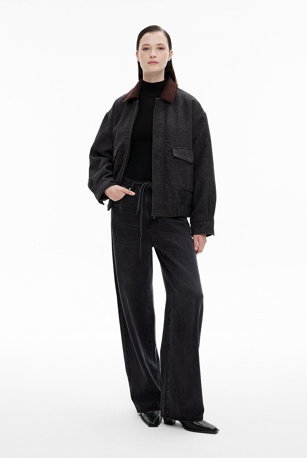 Contrast Bomber Jacket
