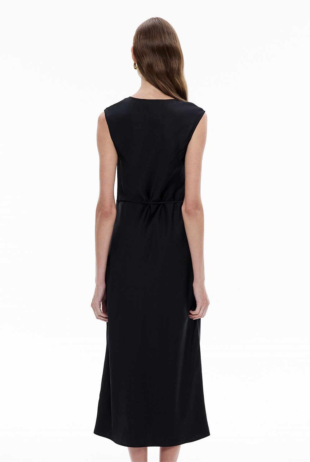 Scoop Neck Bias Dress