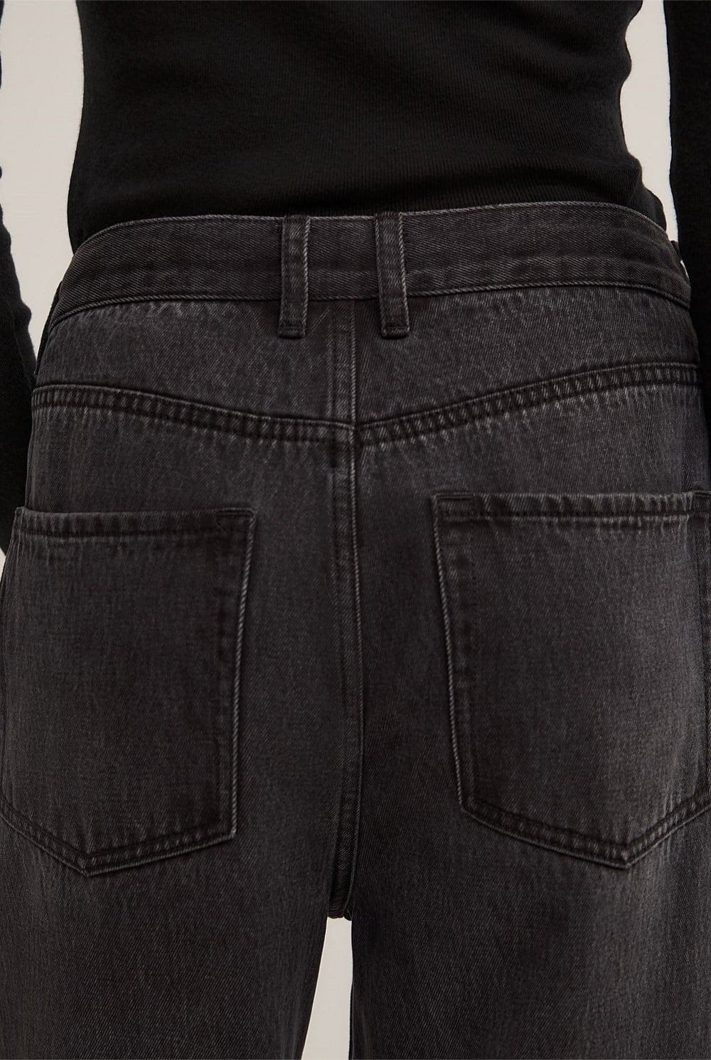 Drawcord Denim Jeans