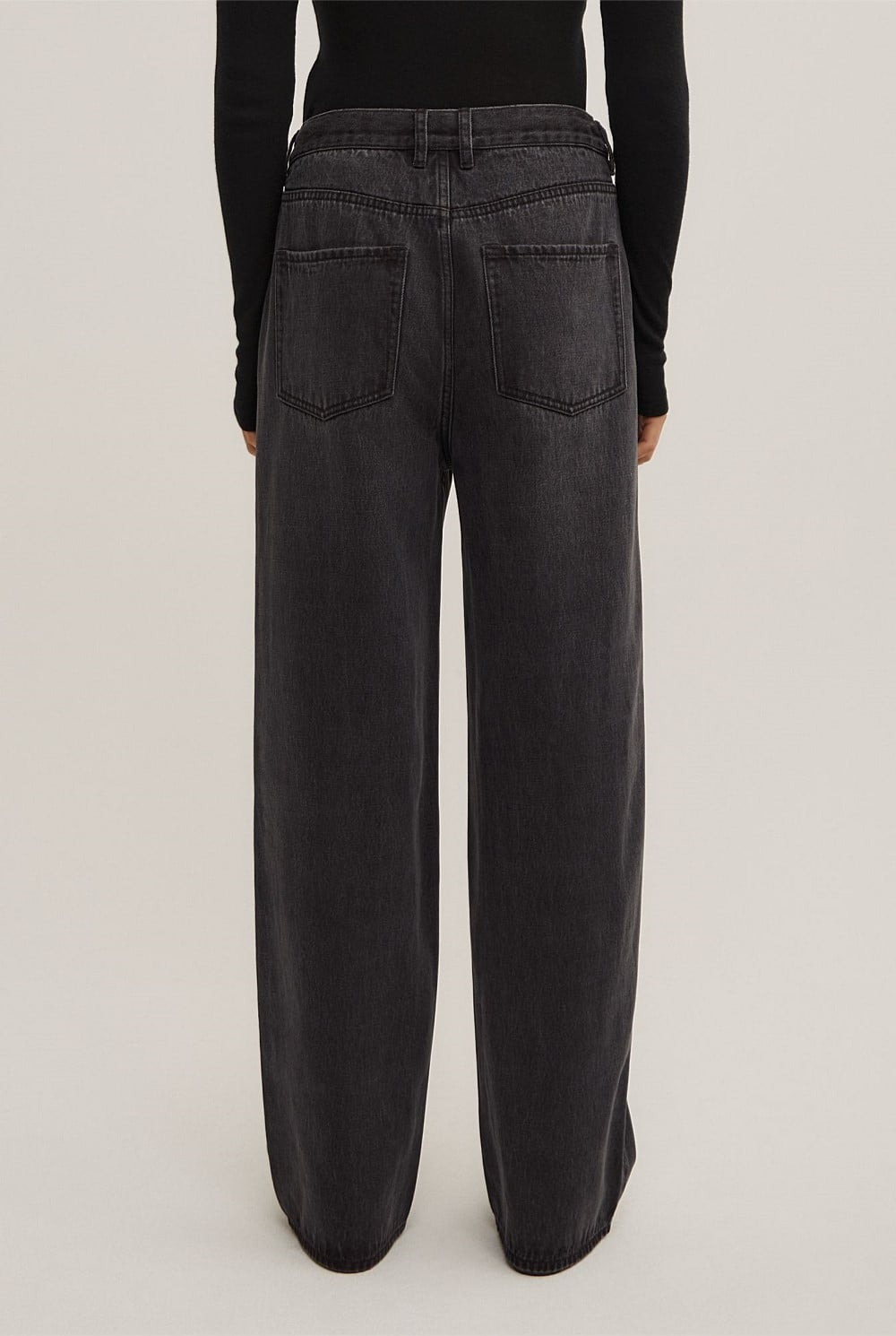 Drawcord Denim Jeans