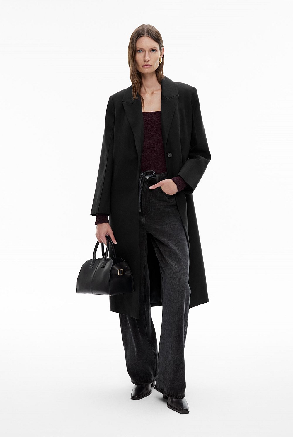Textured Long Sleeve Top