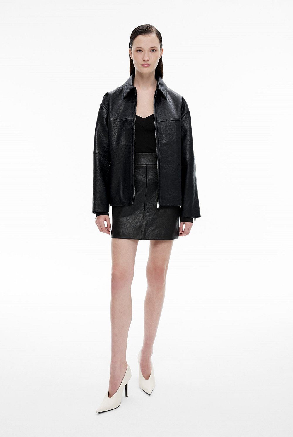 Leather Mini Skirt