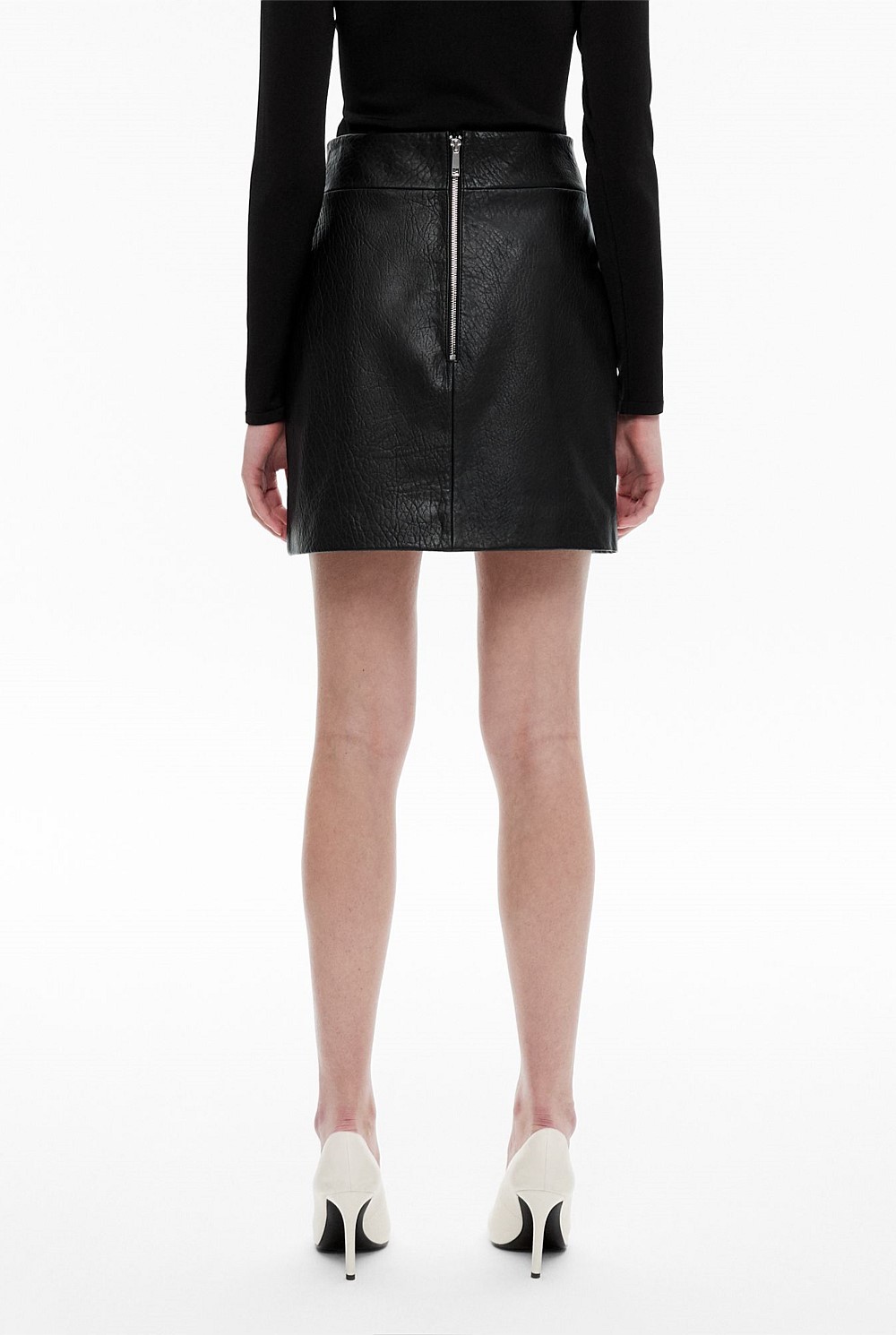 Leather Mini Skirt