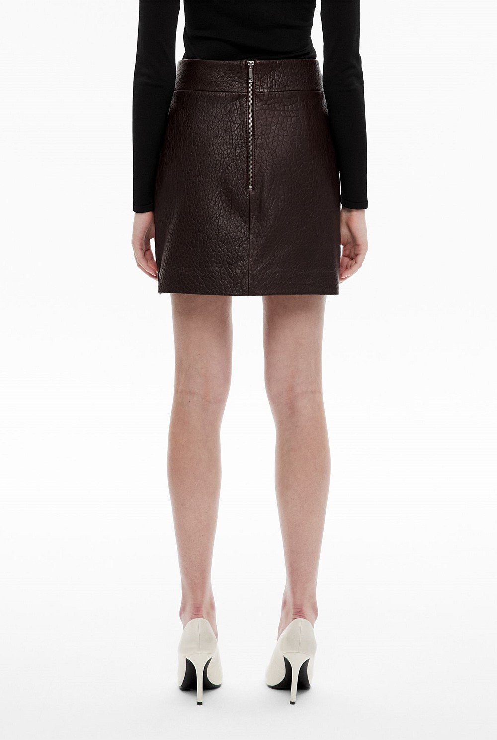 Leather Mini Skirt
