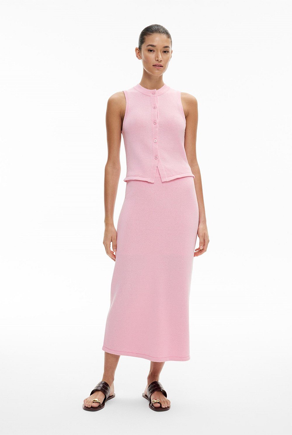 Longline Knit Skirt