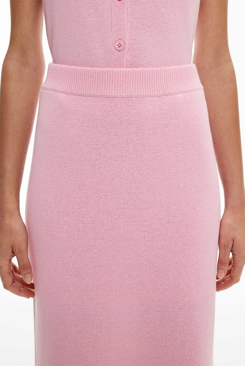 Longline Knit Skirt