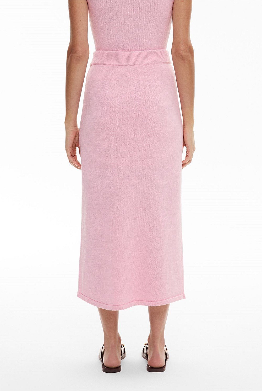 Longline Knit Skirt