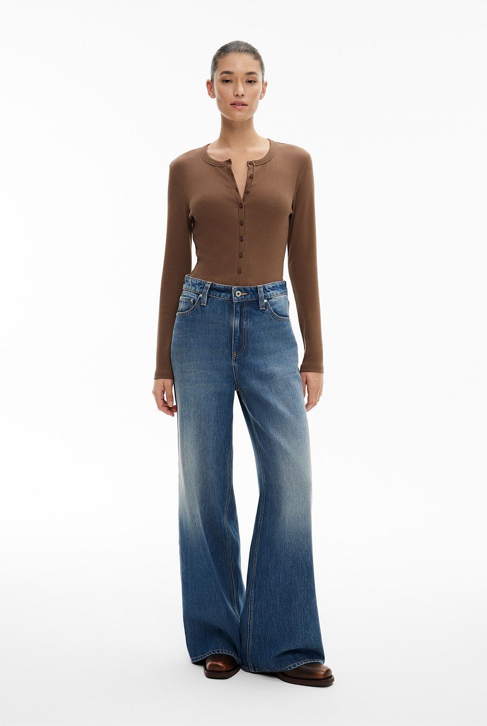 Button Front Top