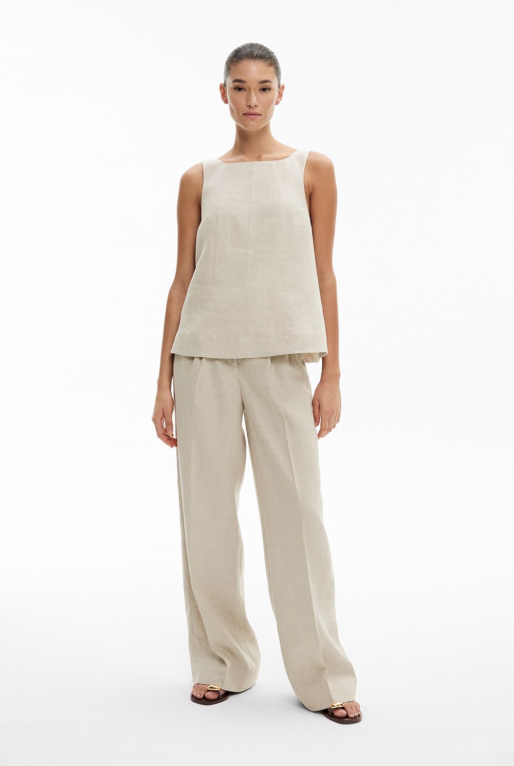 Fine Belt Pants