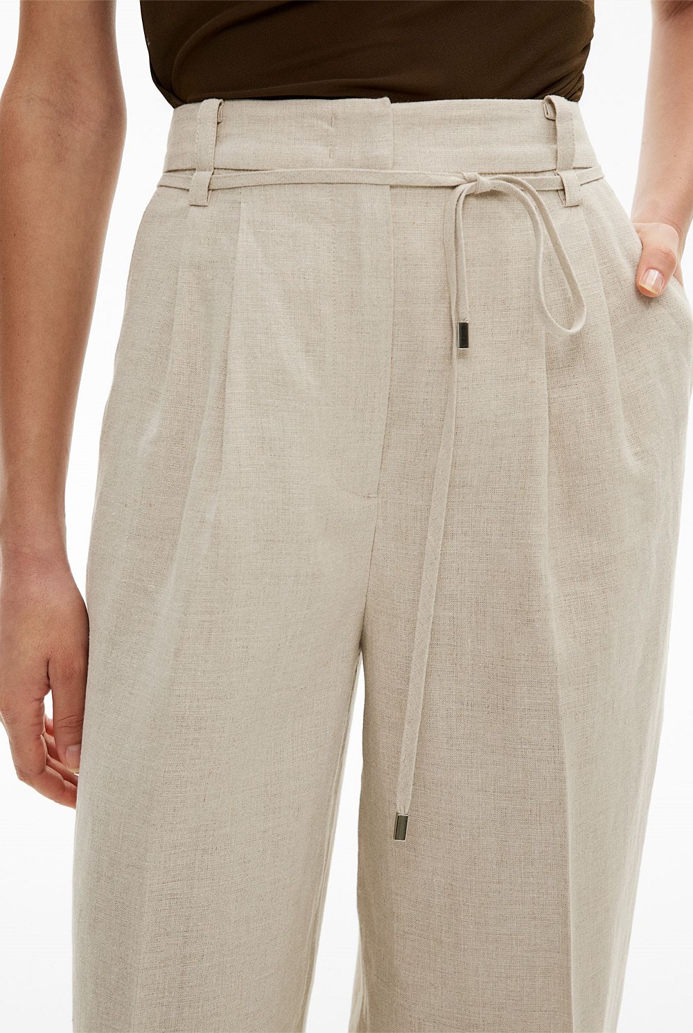 Fine Belt Pants