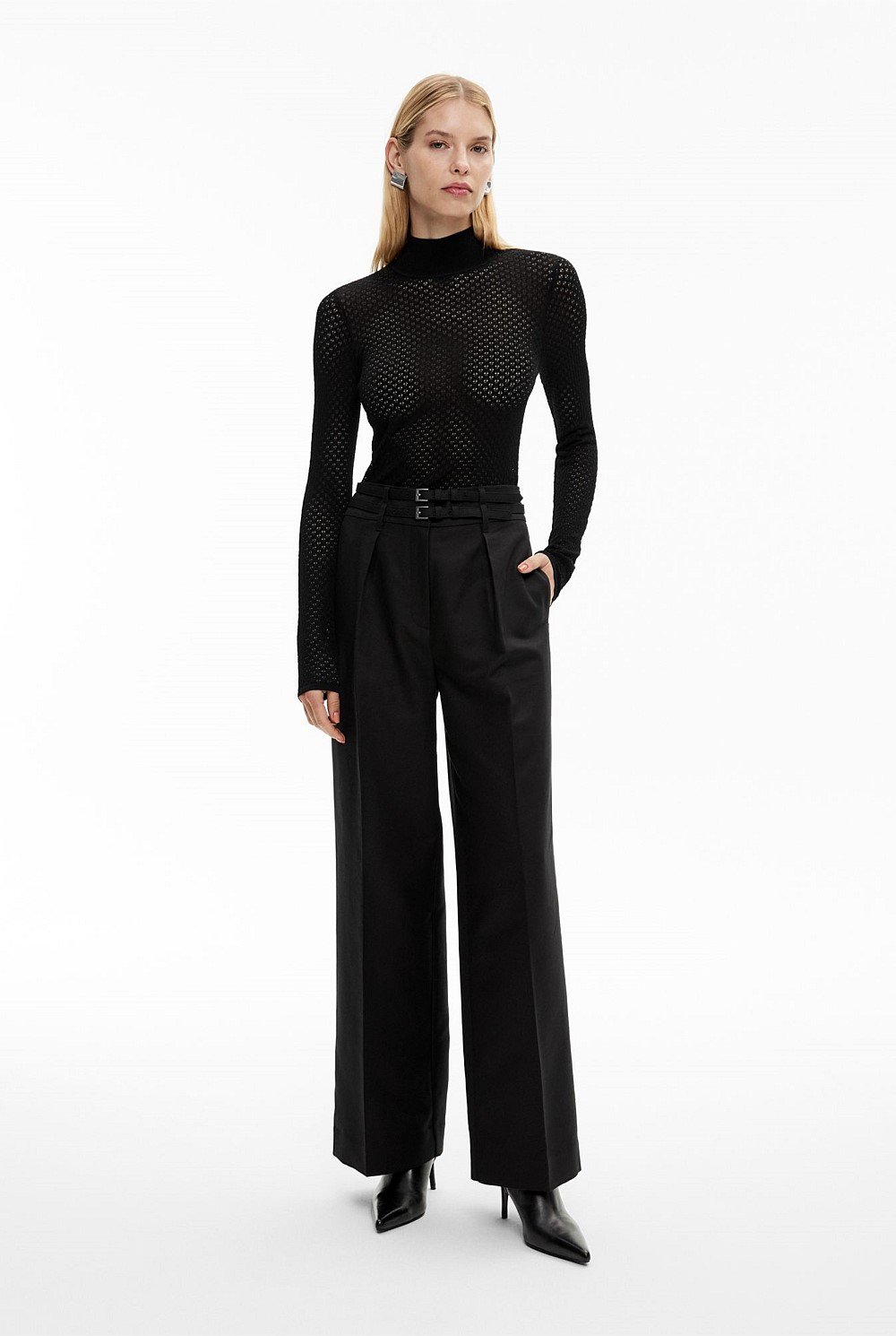 Double Belt Pants