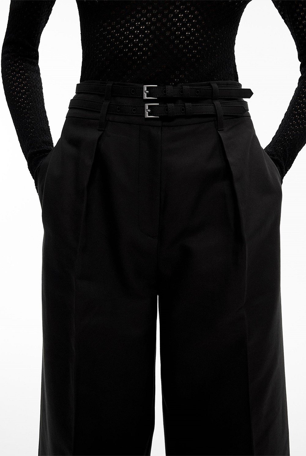 Double Belt Pants