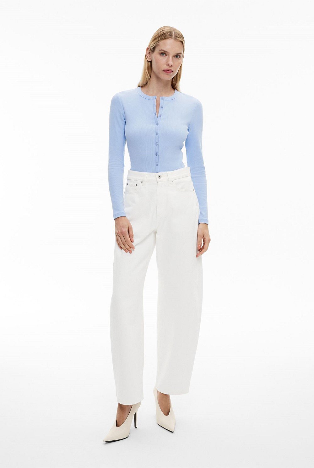 Button Front Top